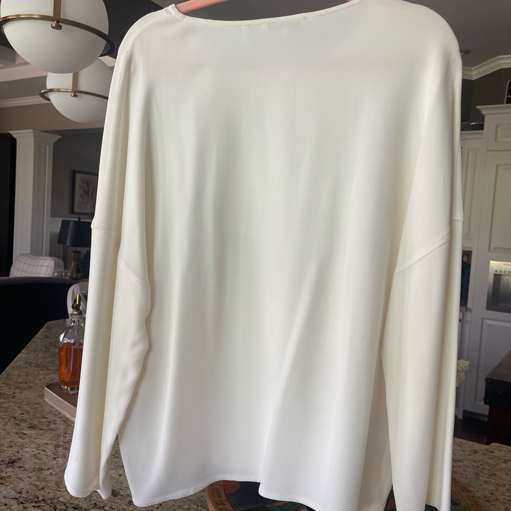 Helmut Lang Cream Blouse